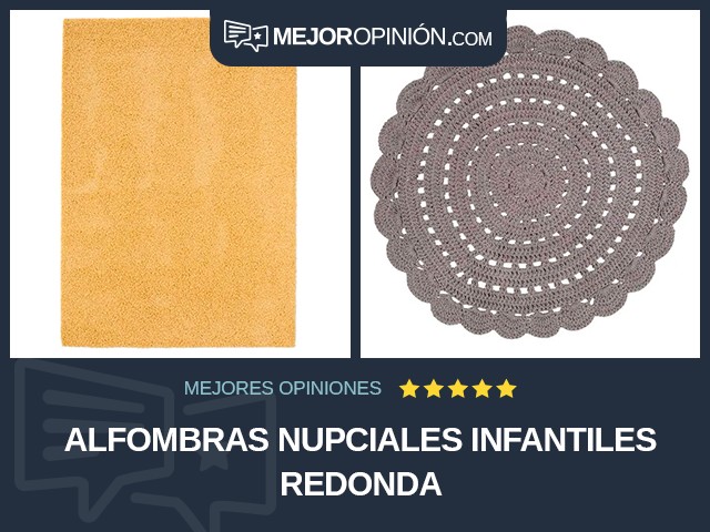 Alfombras nupciales Infantiles Redonda