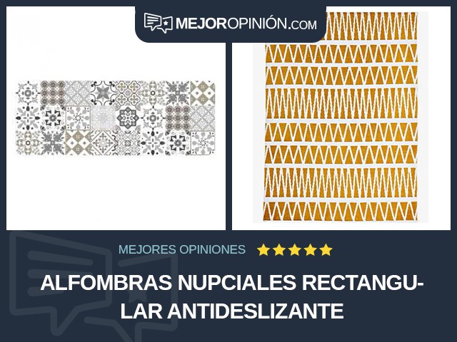 Alfombras nupciales Rectangular Antideslizante