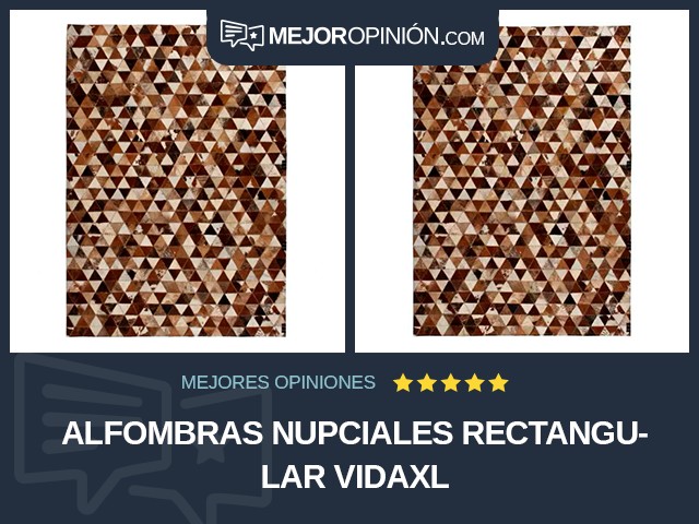 Alfombras nupciales Rectangular vidaXL