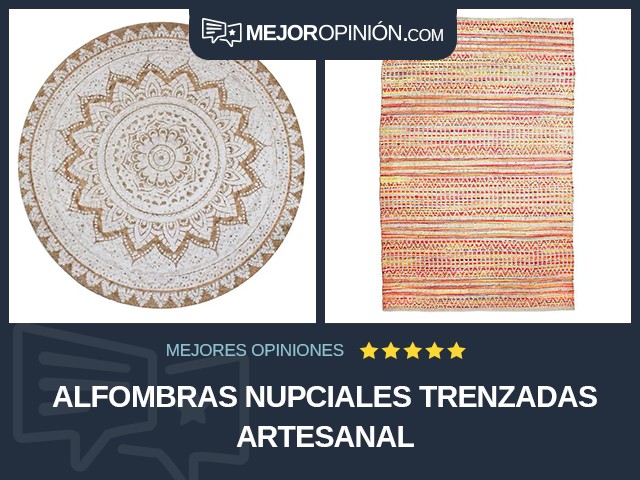 Alfombras nupciales Trenzadas Artesanal