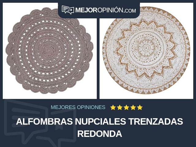 Alfombras nupciales Trenzadas Redonda