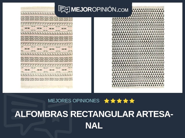 Alfombras Rectangular Artesanal