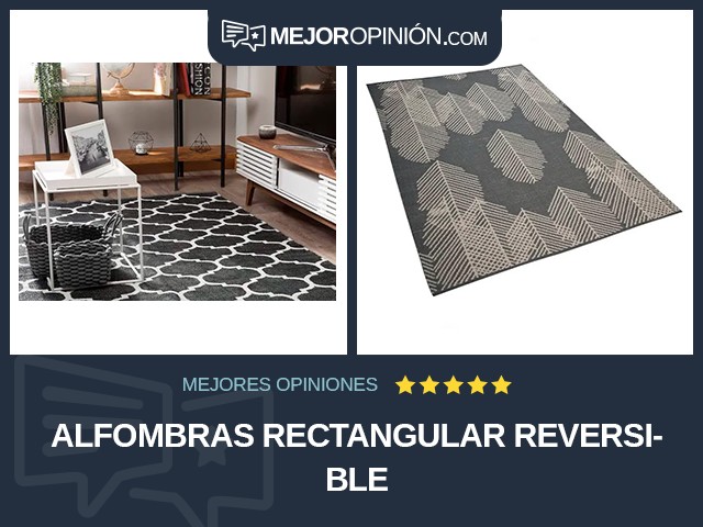 Alfombras Rectangular Reversible