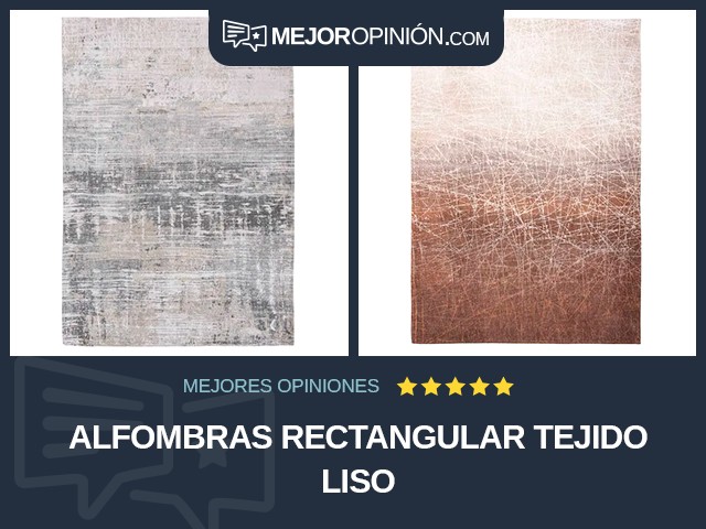 Alfombras Rectangular Tejido liso