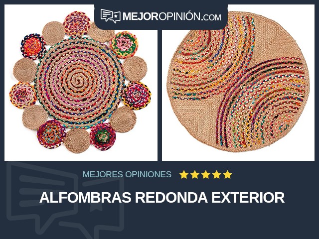 Alfombras Redonda Exterior