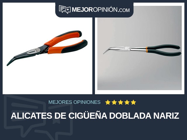 Alicates De cigüeña Doblada nariz