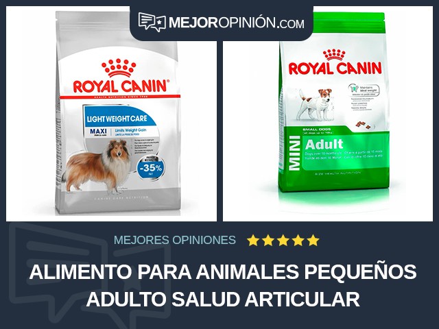 Alimento para animales pequeños Adulto Salud articular