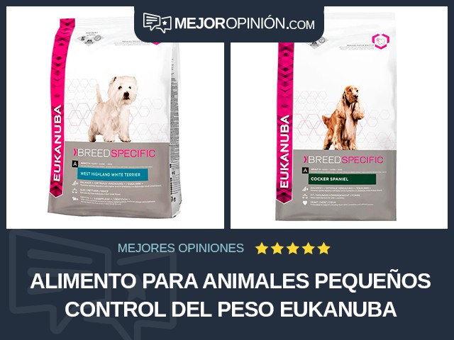 Alimento para animales pequeños Control del peso Eukanuba