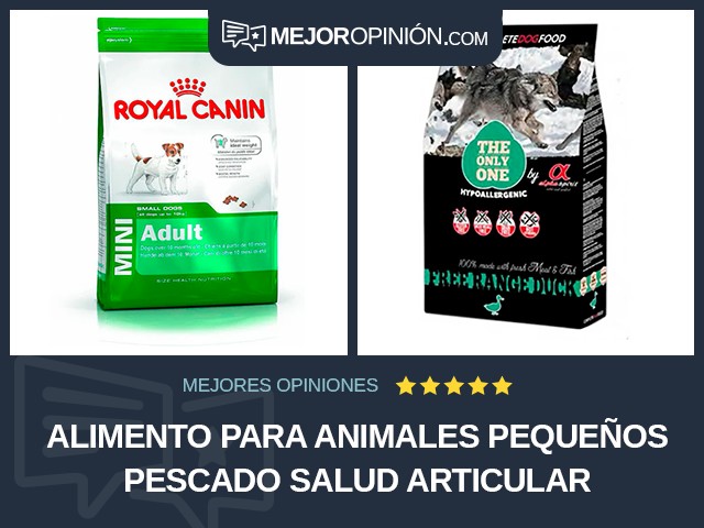 Alimento para animales pequeños Pescado Salud articular