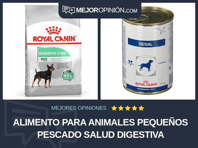 Alimento para animales pequeños Pescado Salud digestiva