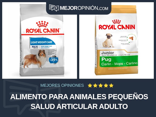 Alimento para animales pequeños Salud articular Adulto