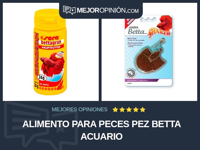 Alimento para peces Pez Betta Acuario