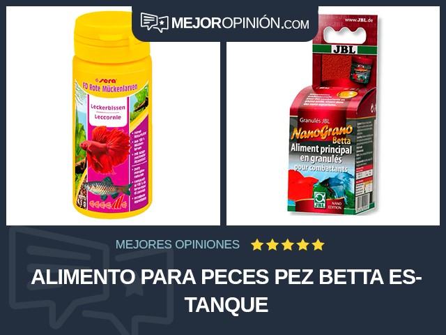 Alimento para peces Pez Betta Estanque