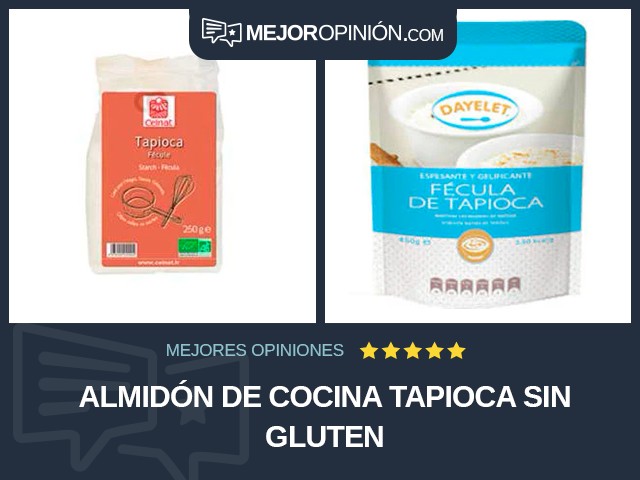 Almidón de cocina Tapioca Sin gluten