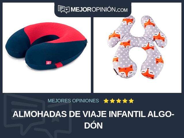 Almohadas de viaje Infantil Algodón