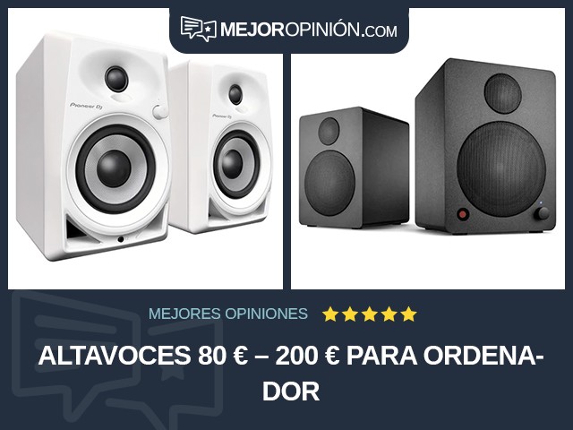 Altavoces 80 € – 200 € Para ordenador