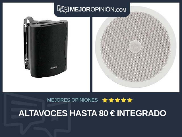 Altavoces Hasta 80 € Integrado