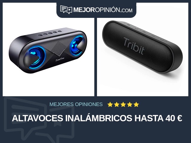 Altavoces Inalámbricos Hasta 40 €