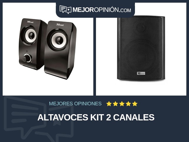 Altavoces Kit 2 canales