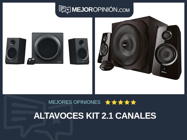 Altavoces Kit 2.1 canales