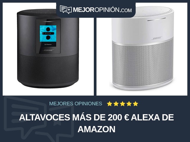 Altavoces Más de 200 € Alexa de Amazon