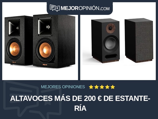 Altavoces Más de 200 € De estantería