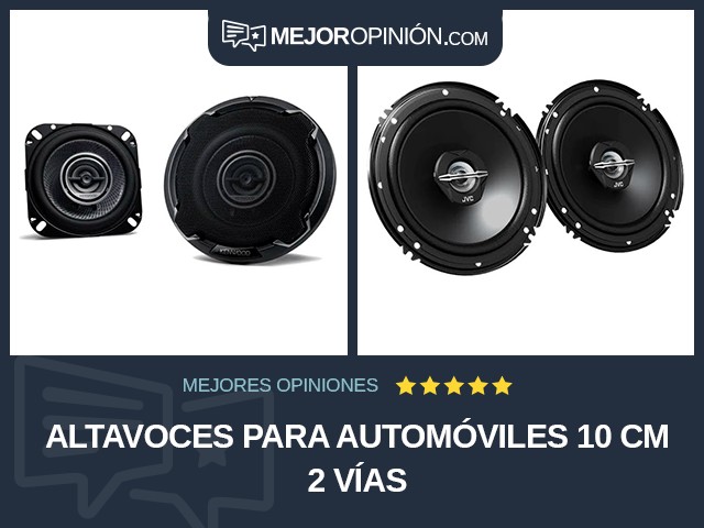 Altavoces para automóviles 10 cm 2 vías