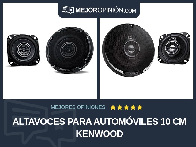 Altavoces para automóviles 10 cm Kenwood