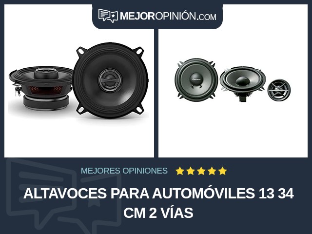 Altavoces para automóviles 13 34 cm 2 vías