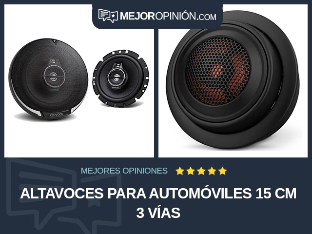 Altavoces para automóviles 15 cm 3 vías