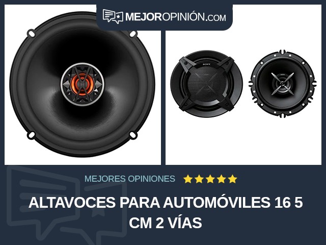 Altavoces para automóviles 16 5 cm 2 vías