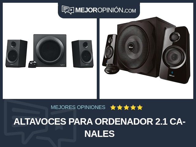 Altavoces Para ordenador 2.1 canales