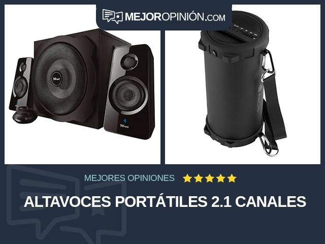 Altavoces Portátiles 2.1 canales