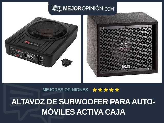 Altavoz de subwoofer para automóviles Activa Caja