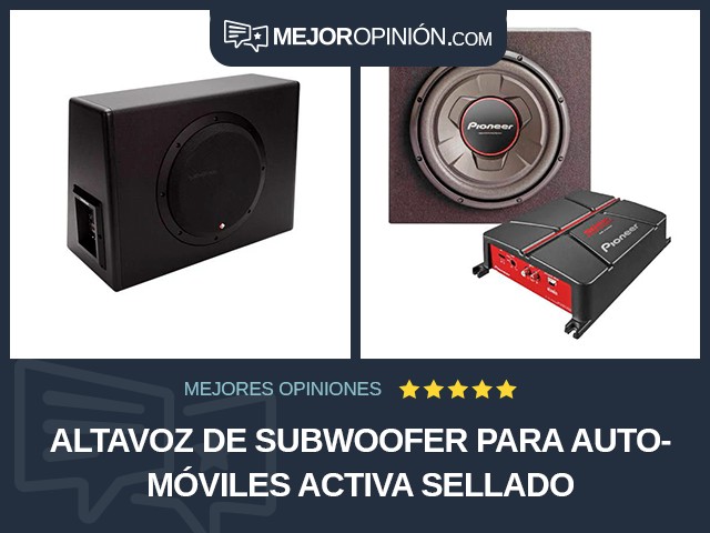 Altavoz de subwoofer para automóviles Activa Sellado