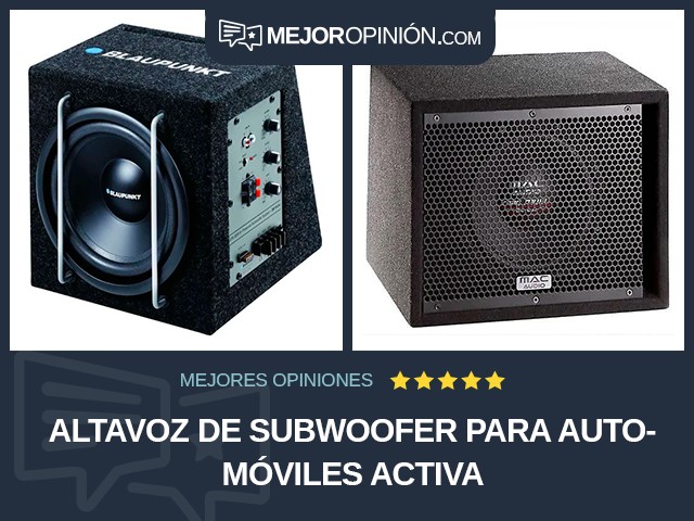 Altavoz de subwoofer para automóviles Activa