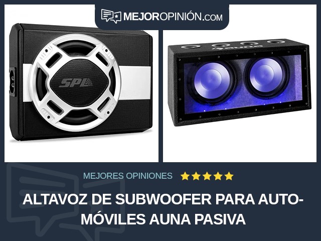 Altavoz de subwoofer para automóviles Auna Pasiva