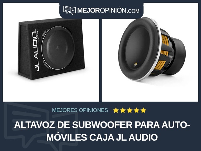 Altavoz de subwoofer para automóviles Caja JL Audio