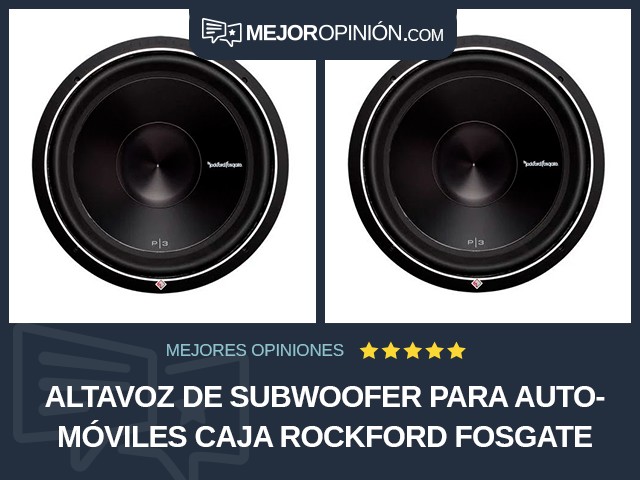 Altavoz de subwoofer para automóviles Caja Rockford Fosgate