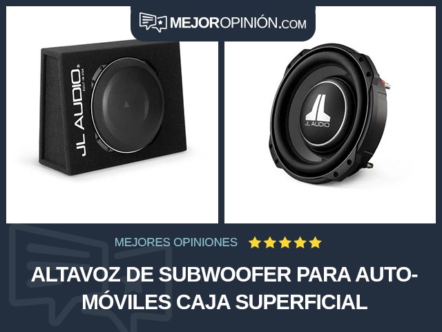 Altavoz de subwoofer para automóviles Caja Superficial