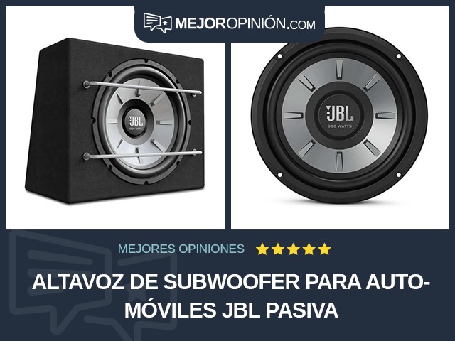 Altavoz de subwoofer para automóviles JBL Pasiva