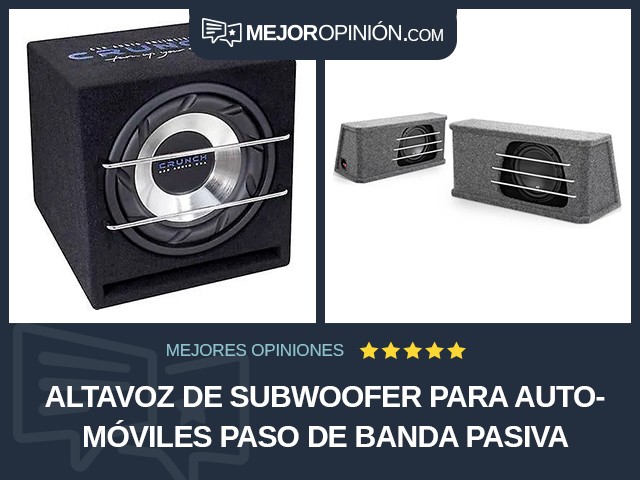 Altavoz de subwoofer para automóviles Paso de banda Pasiva