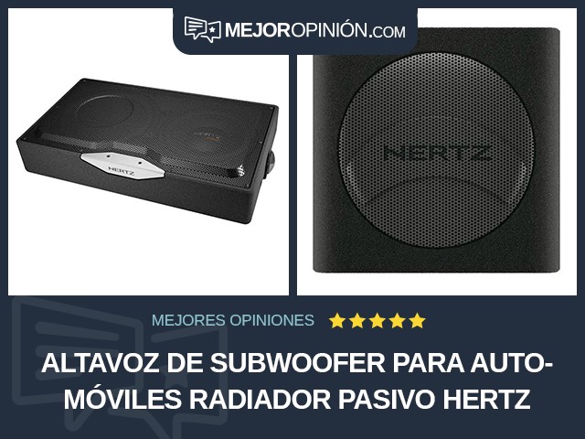 Altavoz de subwoofer para automóviles Radiador pasivo Hertz