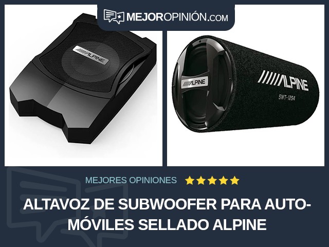 Altavoz de subwoofer para automóviles Sellado Alpine