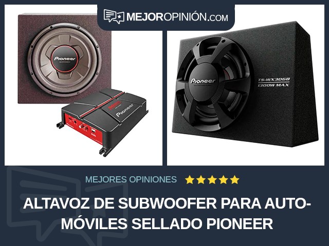 Altavoz de subwoofer para automóviles Sellado Pioneer