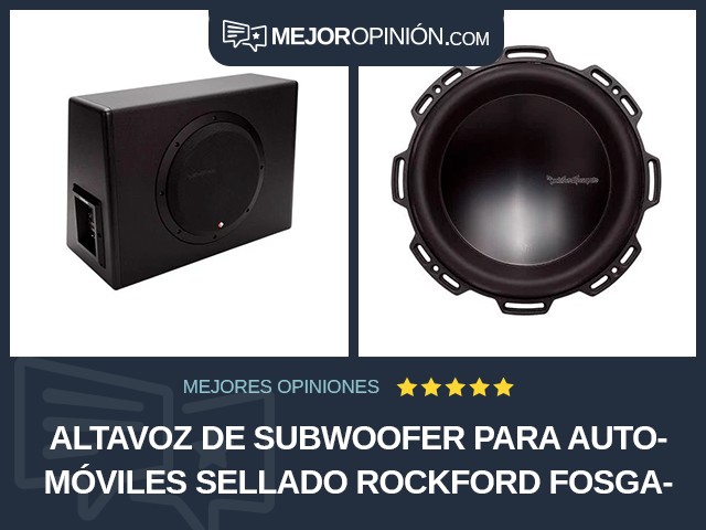 Altavoz de subwoofer para automóviles Sellado Rockford Fosgate