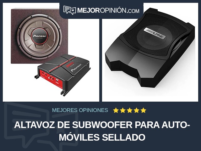 Altavoz de subwoofer para automóviles Sellado