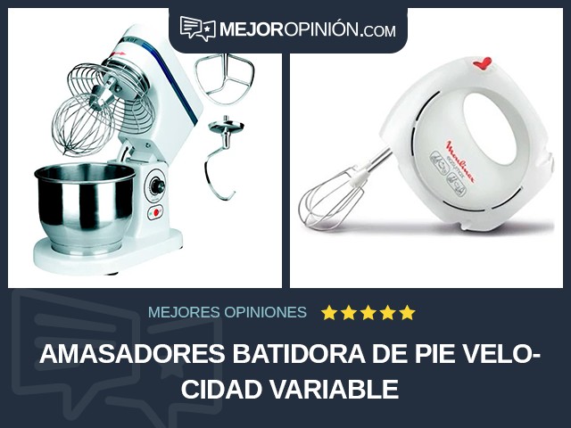 Amasadores Batidora de pie Velocidad variable