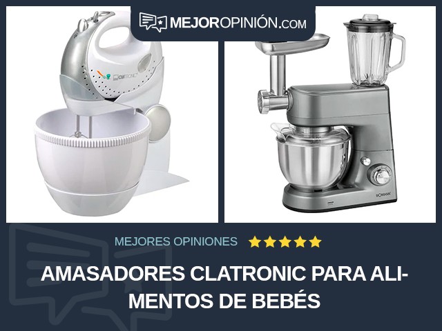 Amasadores Clatronic Para alimentos de bebés