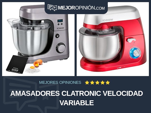 Amasadores Clatronic Velocidad variable